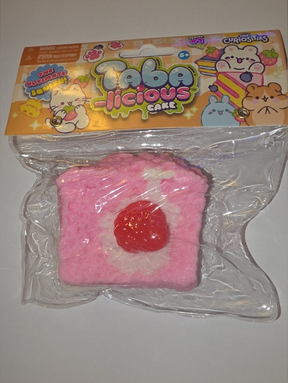 ORB Curiosities Taba-licious Cake Squishy Toy Purple for Ages 5 and Up TikTok